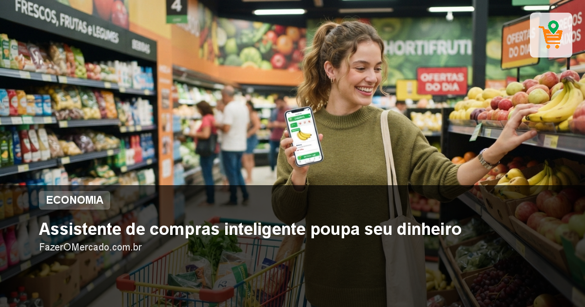 Assistente de compras inteligente poupa seu dinheiro