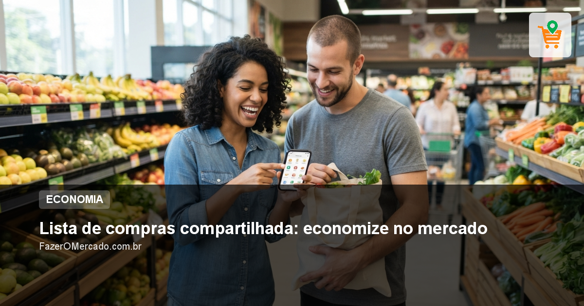 Lista de compras compartilhada: economize no mercado
