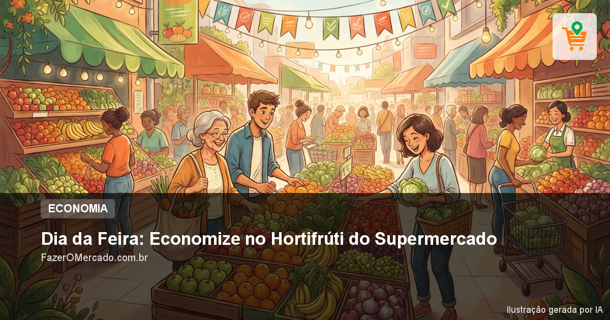 Dia da Feira: Economize no Hortifrúti do Supermercado